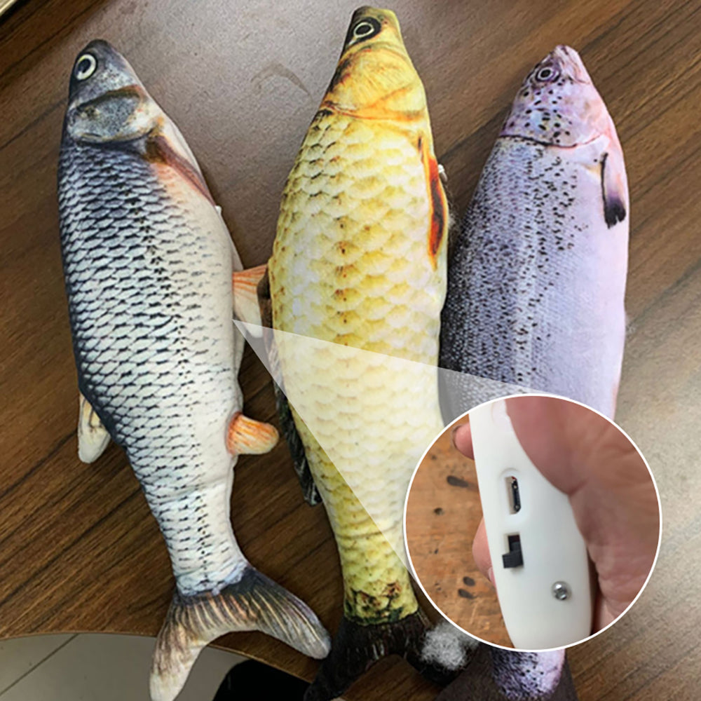 Electric Jumping Fish NO CAT NIP